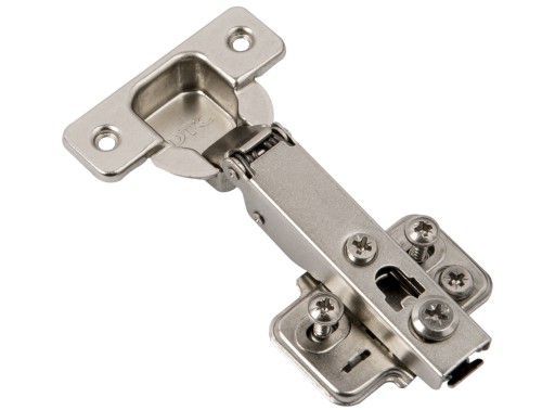 Prekryvný nábytkový pánt, 3D regulácia, 2 ks - C82-3D/0* 2W B-S STYLISH AMIX