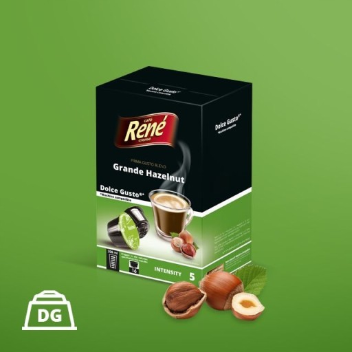 Dolce Gusto Rene Grande Hazelnut kapsuly