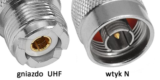 UHF/UC1/gn-N/wt 50Ohm RF anténny adaptér