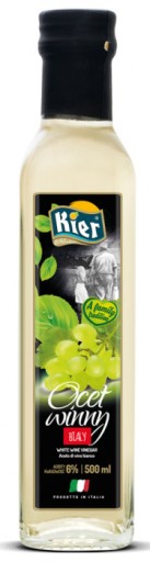 Taliansky zdravý biely vínny ocot z vína 500 ml KIER
