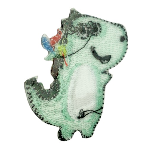 TERMO nažehľovačka Dragon Dinosaurus zelená