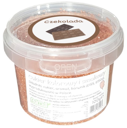 Cukor na cukrovú vatu čokoláda 100g čokoláda