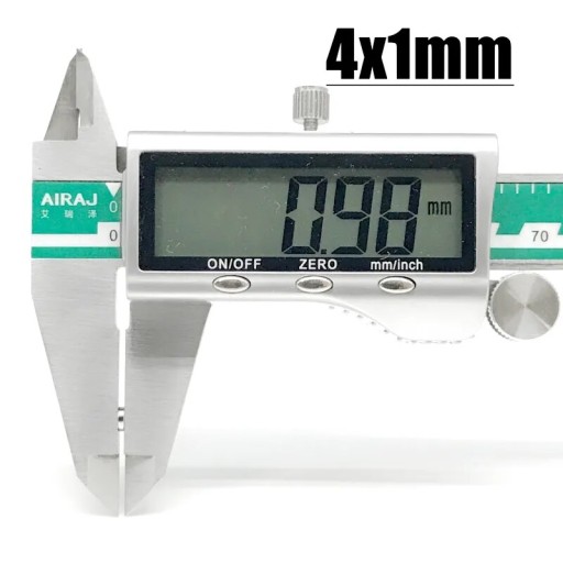 Silný cylindrický neodymový magnet 4x1mm | 10 kusov