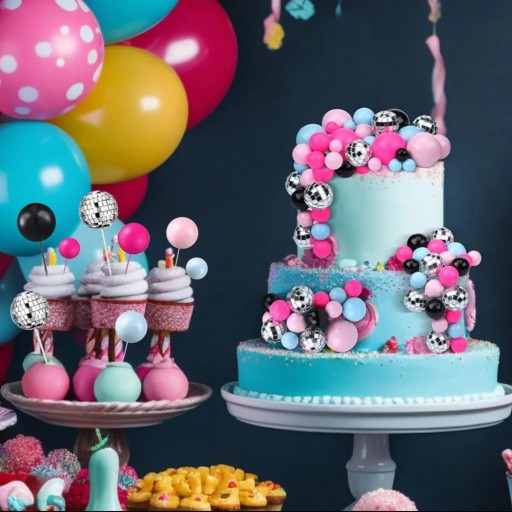GUĽOVÝ NÁVRCH GULIČKY NA VYBERAČKU BIELY 20 ks OZDOBNÝ NÁVRH NA TORTY 310