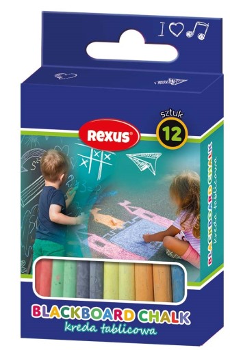 TABUĽOVÁ CHALK 12 ks. / 6 FARIEB ZMIEŠAŤ FARBU