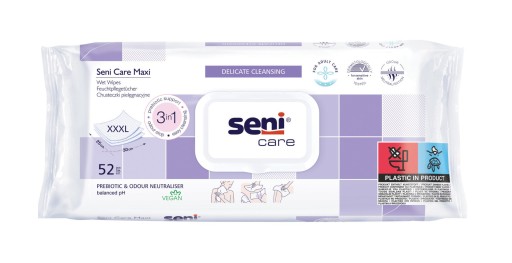Seni Care Maxi ošetrujúce obrúsky 52 kusov