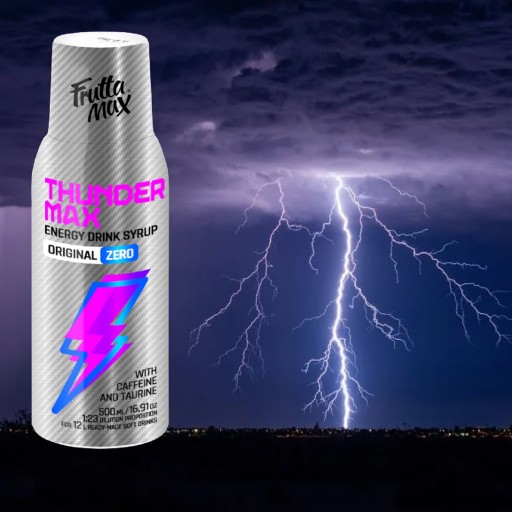 Sirup na sódu FruttaMax ENERGY DRINK LIGHT karbonizátor 500 ml na 12 LITROV