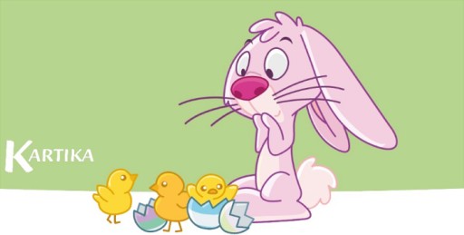 KARTIKA RABBIT Toaletný papier 8 roliek, 3-vrstvový veľkonočný