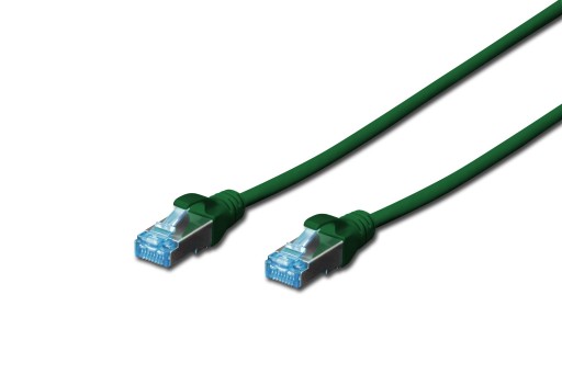 PatchCord UTP 5e sieťový kábel zelený 1M