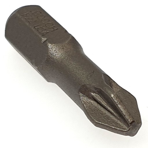 BOSCH PZ2 EXTRA HARD BIT, vyrobený v USA