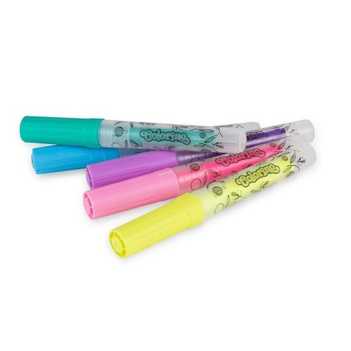 Pastelové Colorino popisovače na kriedové sklo, 5 farieb