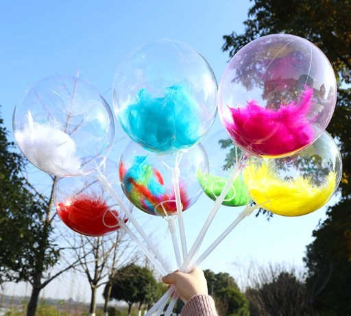 Priehľadný bobo balón 24 palcov Bubble bubble ball