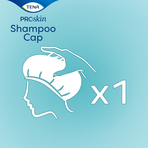 Tena Shampoo Cap - čiapka na umývanie vlasov s kondicionérom