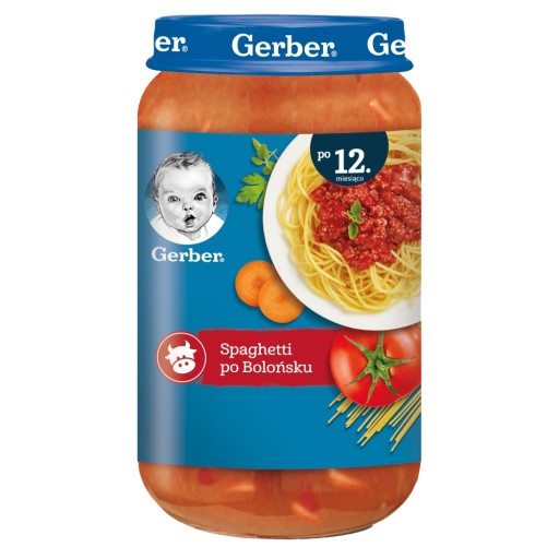 Gerber Obiadek Špagety Bolognese 250g