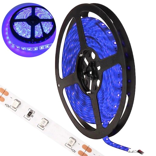 LED pásik 5m 24W 12V modrý stmievateľný pre osvetlenie nábytku