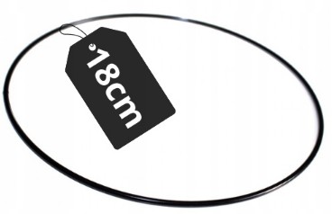ČIERNY RÁF PRE DREAMCATCHER 18 CM KOVOVÉ KOLESO