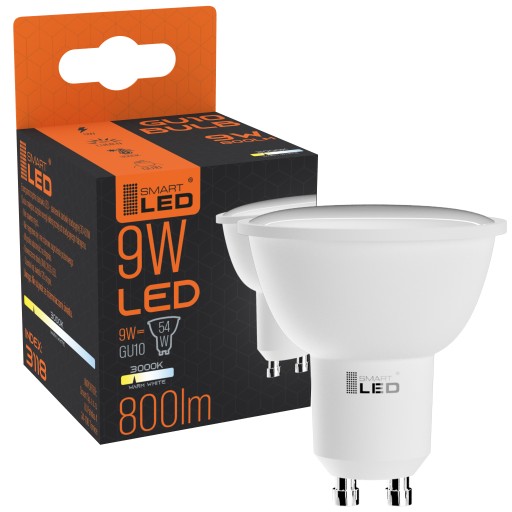 GU10 LED žiarovka 2835 SMD 9W CCD Teplá biela