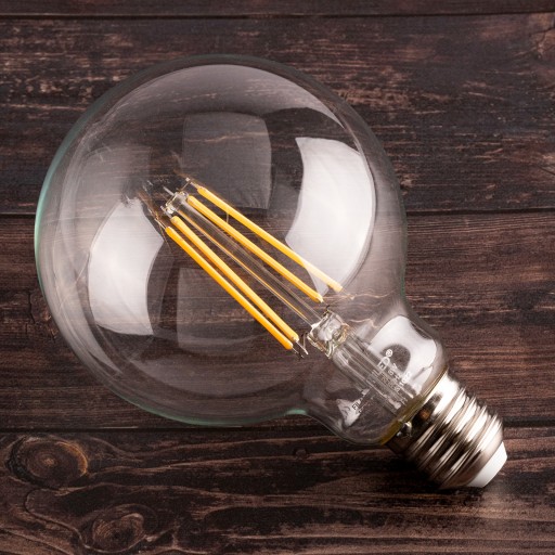 LED žiarovka E27 G95 FILAMENT 8W GLOBE LUMILED