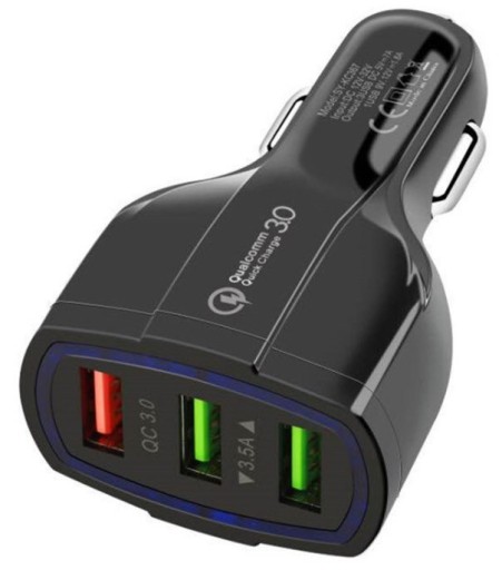USB nabíjačka do auta 3 porty