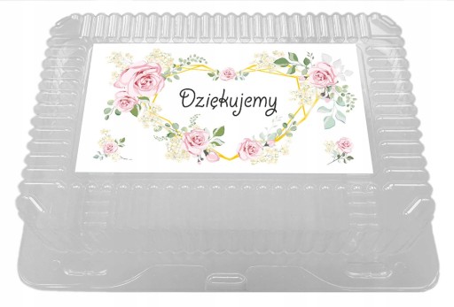BOXY NA TORTY DEC x1 torta svadobný krst prijímania s potlačou pre hostí