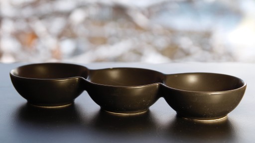 MISKY, 3 PORCELÁNOVÉ NÁDOBKY NA DIP OMÁČKY