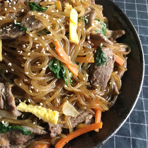 Cestoviny zo sladkých zemiakov Vermicelli na kórejský spôsob ASF 500 g