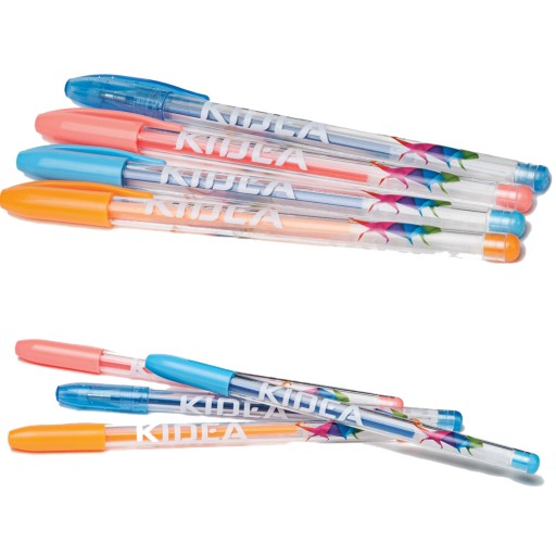 KIEDA GUĽOVKOVÉ PERÁ SCHOOL trblietavé fluo 24 FARIEB sada