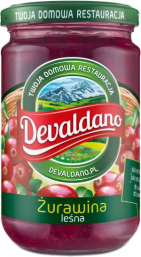 PD Devaldano lesné brusnice 290g