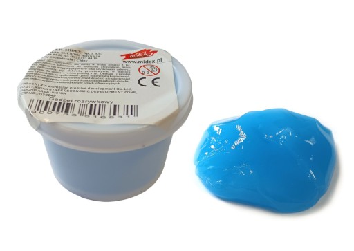 SLIME GLUTEK PLASTOVÁ HMOTA SENZORICKÁ ROZTAŽNÁ ŽELÉ RÔZNE FARBY