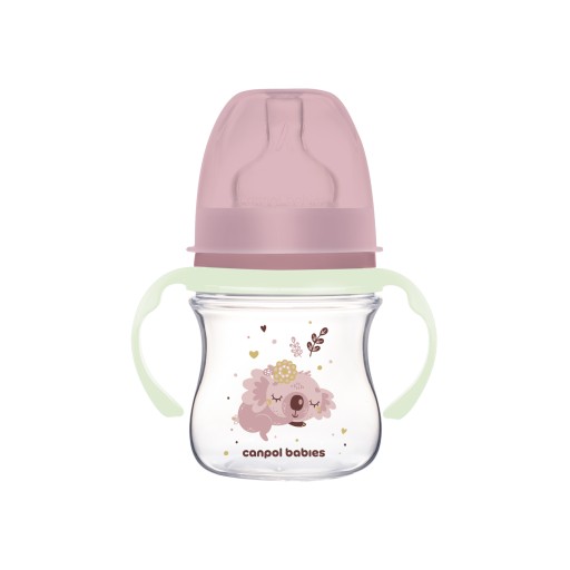CANPOL ANTI-KOLICKÁ FĽAŠA 120ML cumlík 0m+ SVIETE V TME NA RÚČACH