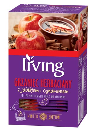 Irving varený čaj JABLKO SO ŠKORICOU 20 obálok