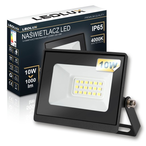 Halogénový LED reflektor 10W 1000lm Prémiový vonkajší reflektor
