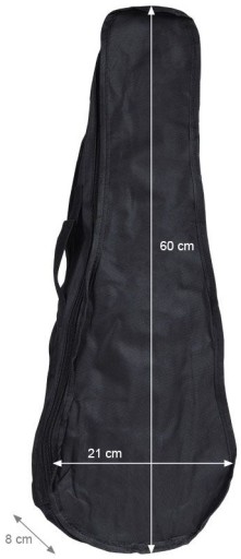 UNIVERZÁLNY SOpránový UKULELE OBAL S 23 TAŠKAMI