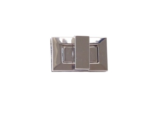 Zips s kovovou sponou. pre tašku niklu 32/18 mm