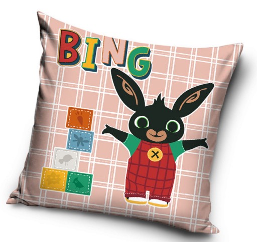 Detská obliečka na vankúšik z rozprávky pre Jasiek 40x40, zajačik Bing