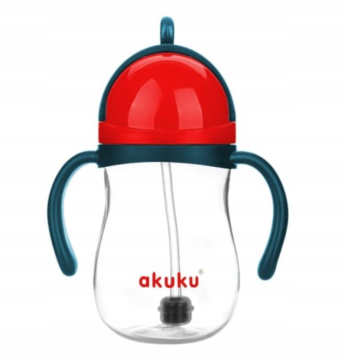 AKUKU INOVATÍVNY HRNČEK, FĽAŠA S VÁŽENOU SLAMKOU