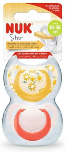 NUK STAR LATEXOVÉ UKLIDŇUJÚCE SEDADLO 2KS 18-36