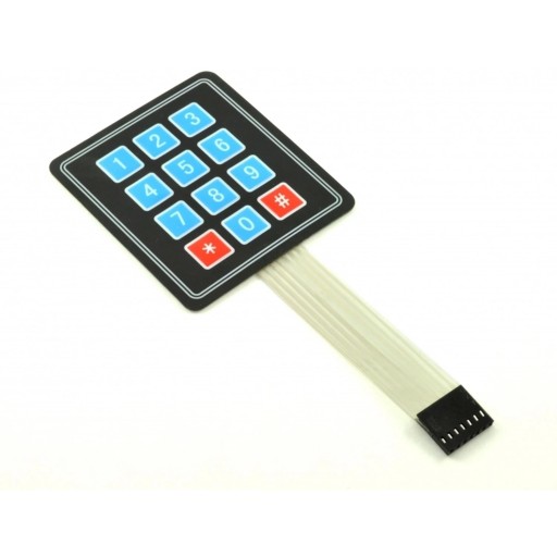 3x4 membránová klávesnica (arduino/rpi/esp)