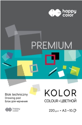 Technický blok A3, prémiová farba Happy Color