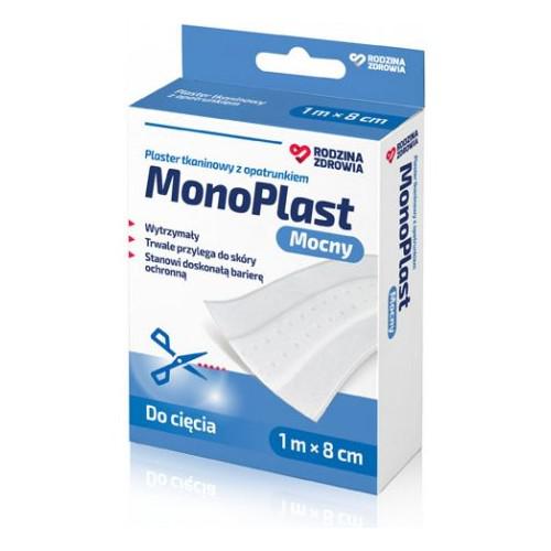 MonoPlast Látkový sadrový obväz Strong 8cm 1m