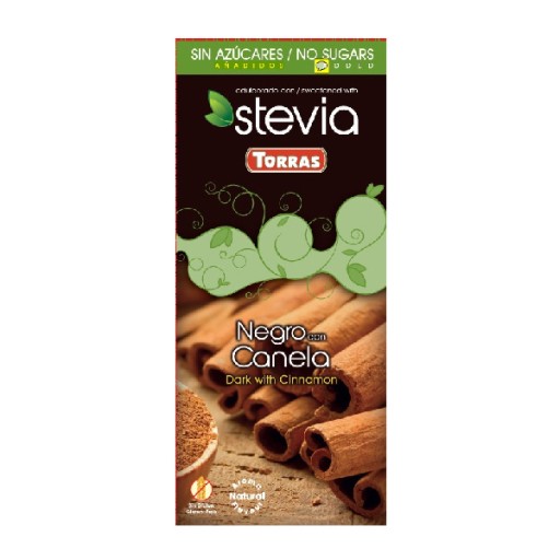 Stévia tmavá čokoláda so škoricou 125g