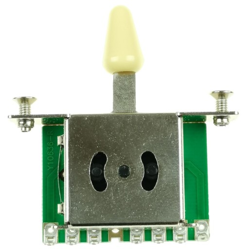 Kera 5P/SQ/ST/krémový 5-polohový prepínač