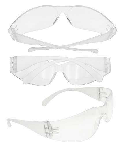 3M VIRTUA PC CLEAR AKO OCHRANNÉ OKULIARE ĽAHKÉ OCHRANNÉ OKULIARE ANTI-SPLAY CLEAR