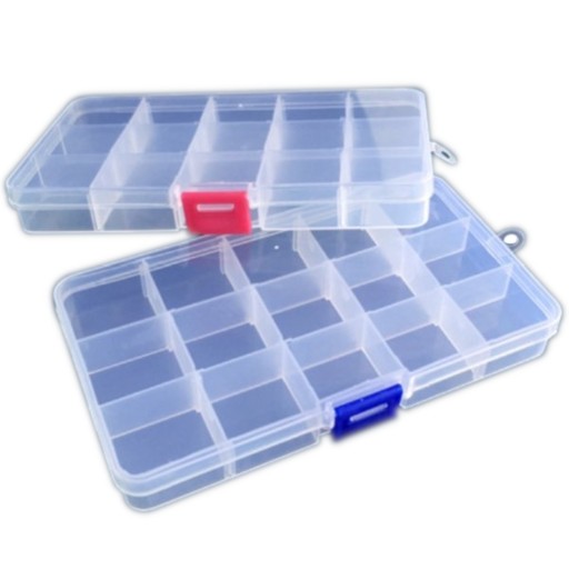 Organizérový kontajner s 15 priehradkami 175x100x22mm