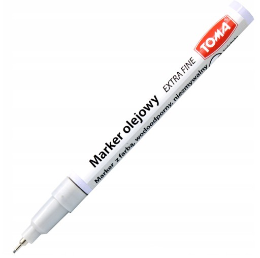 OIL MARKER olejový popisovač 0,9 TOMA strieborný