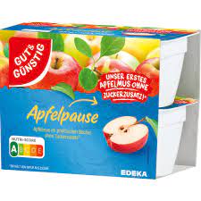 G&G Apfelpause Jablková omáčka bez cukru 4x100g DE