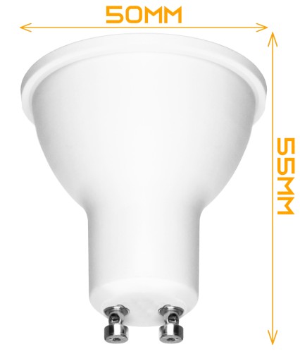 GU10 LED žiarovka 2835 SMD 3W RA80 Cool White