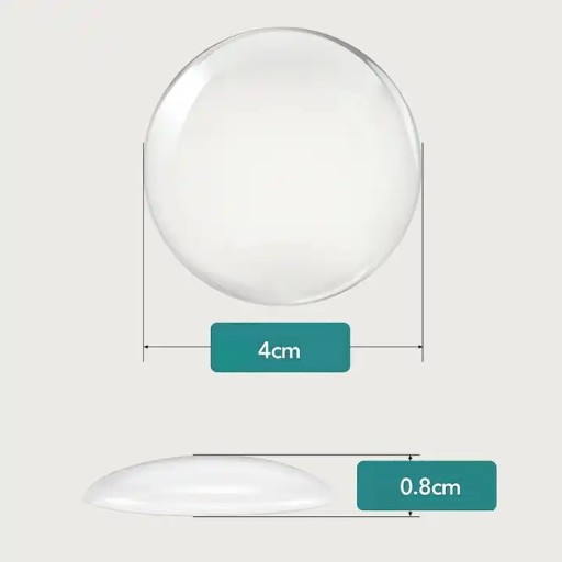 Nárazník Transparent Door Protector Wall Bumper - 6 kusov