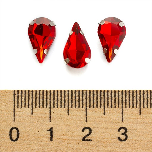 Šijacie kamienky v košíku, sklo a mosadz, 12,5x8x5mm, 10ks