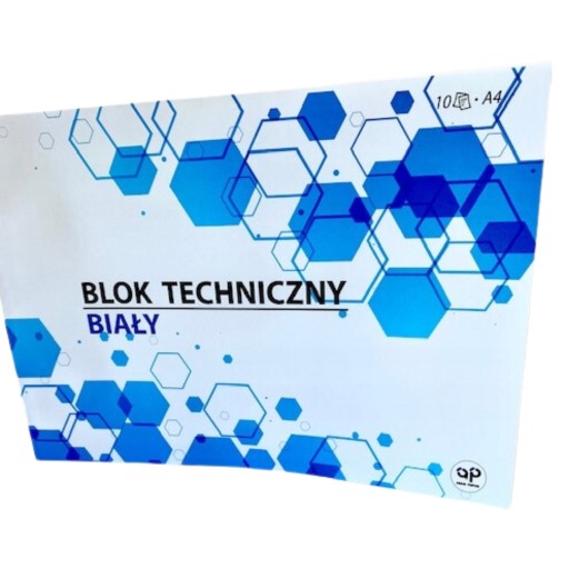 Biely školský technický blok A4 170g 10 listov Arko-Papier